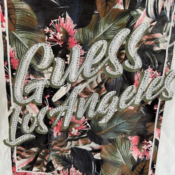 Guess White Tank Top with Graphic Design - Picture 3 of 8